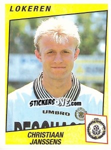 Cromo Christiaan Janssens - Football Belgium 1996-1997 n. 222 - Panini