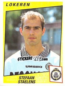 Figurina Stefan Staelens - Football Belgium 1996-1997 - Panini