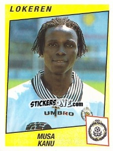 Cromo Musa Kanu - Football Belgium 1996-1997 - Panini