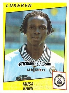 Cromo Musa Kanu - Football Belgium 1996-1997 n. 229 - Panini