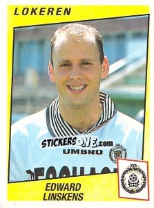 Sticker Edward Linskens - Football Belgium 1996-1997 n. 230 - Panini