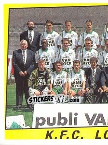 Sticker Elftal / Equipe - Football Belgium 1996-1997 - Panini