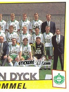 Cromo Elftal / Equipe - Football Belgium 1996-1997 - Panini
