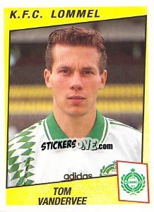 Sticker Tom Vandervee - Football Belgium 1996-1997 - Panini