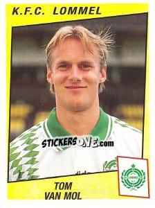 Figurina Tom van Mol - Football Belgium 1996-1997 - Panini