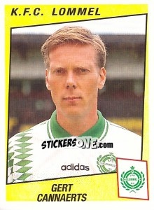 Cromo Gert Cannaerts - Football Belgium 1996-1997 - Panini