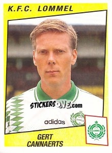 Sticker Gert Cannaerts - Football Belgium 1996-1997 - Panini