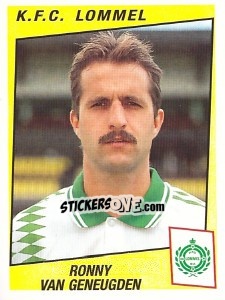 Cromo Ronny van Geneugden - Football Belgium 1996-1997 - Panini
