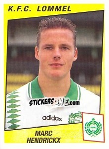 Figurina Marc Hendrickx - Football Belgium 1996-1997 - Panini