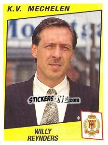 Figurina Willy Reynders - Football Belgium 1996-1997 - Panini