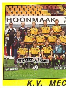 Sticker Elftal / Equipe - Football Belgium 1996-1997 - Panini