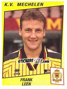 Sticker Frank Leen - Football Belgium 1996-1997 n. 265 - Panini