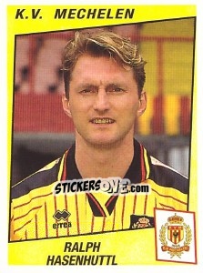 Cromo Ralph Hasenhuttl - Football Belgium 1996-1997 - Panini