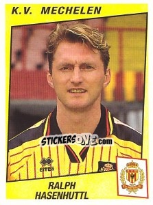 Figurina Ralph Hasenhuttl - Football Belgium 1996-1997 n. 271 - Panini