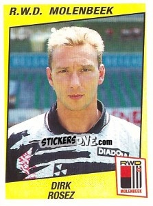 Figurina Dirk Rosez - Football Belgium 1996-1997 - Panini