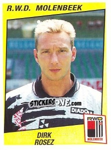 Cromo Dirk Rosez - Football Belgium 1996-1997 n. 274 - Panini