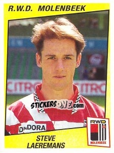 Sticker Steve Laeremans - Football Belgium 1996-1997 n. 278 - Panini