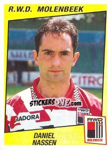 Sticker Daniel Nassen - Football Belgium 1996-1997 n. 279 - Panini