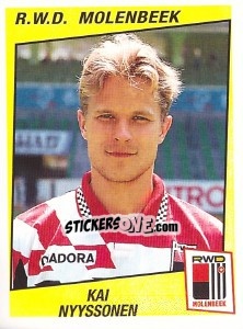 Sticker Kai Nyyssonen - Football Belgium 1996-1997 - Panini