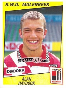 Cromo Alan Haydock - Football Belgium 1996-1997 n. 289 - Panini
