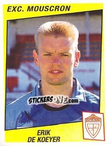 Sticker Erik De Koeyer - Football Belgium 1996-1997 - Panini