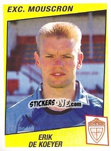 Sticker Erik De Koeyer - Football Belgium 1996-1997 n. 293 - Panini