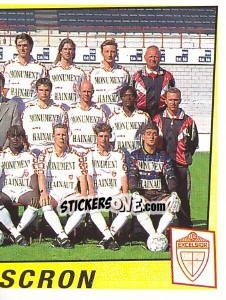 Sticker Elftal / Equipe - Football Belgium 1996-1997 - Panini