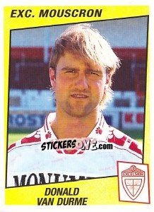 Cromo Donald van Durme - Football Belgium 1996-1997 - Panini