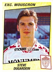 Sticker Steve Dugardein - Football Belgium 1996-1997 - Panini