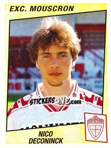 Cromo Nico Deconinck - Football Belgium 1996-1997 - Panini