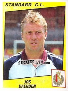 Sticker Jos Daerden - Football Belgium 1996-1997 - Panini