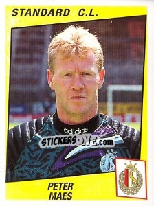 Figurina Peter Maes - Football Belgium 1996-1997 - Panini