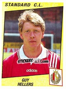 Figurina Guy Hellers - Football Belgium 1996-1997 - Panini