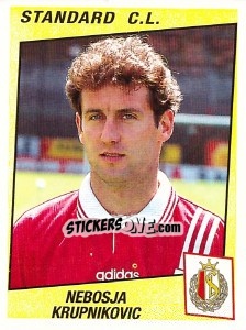 Sticker Nebosja Krupnikovic - Football Belgium 1996-1997 - Panini