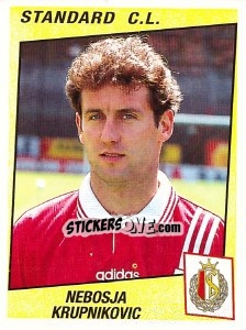 Figurina Nebosja Krupnikovic - Football Belgium 1996-1997 - Panini