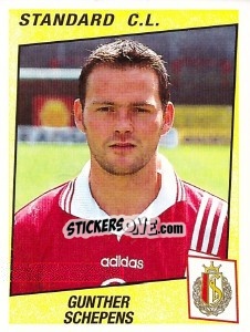 Figurina Gunther Schepens - Football Belgium 1996-1997 - Panini