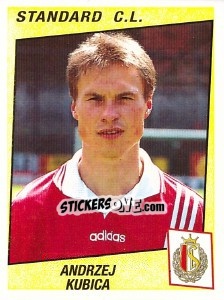 Figurina Andrzej Kubica - Football Belgium 1996-1997 - Panini