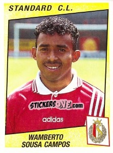 Figurina Wamberto Sousa Campos - Football Belgium 1996-1997 - Panini