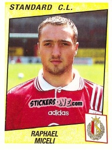 Sticker Raphael Miceli - Football Belgium 1996-1997 - Panini