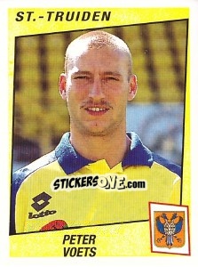 Sticker Peter Voets - Football Belgium 1996-1997 - Panini