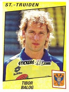 Sticker Tibor Balog - Football Belgium 1996-1997 - Panini