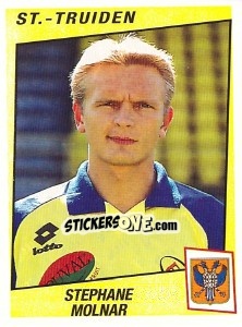 Sticker Stephane Molnar - Football Belgium 1996-1997 - Panini