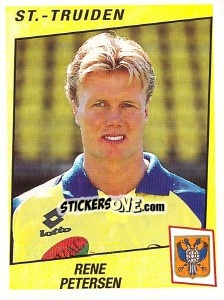 Sticker Rene Petersen - Football Belgium 1996-1997 - Panini