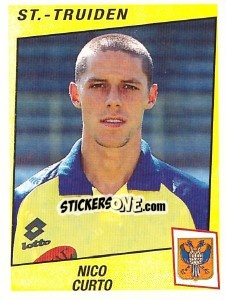 Sticker Nico Curto - Football Belgium 1996-1997 - Panini