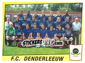 Sticker F.C. Denderleeuw (Elftal-Equipe) - Football Belgium 1996-1997 n. 354 - Panini