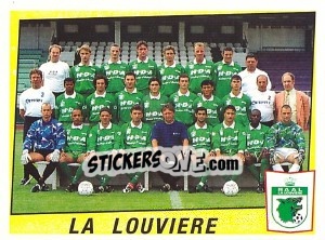 Sticker La Louviere (Elftal-Equipe) - Football Belgium 1996-1997 - Panini