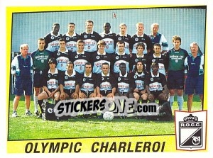 Figurina Olympic Charleroi (Elftal-Equipe) - Football Belgium 1996-1997 n. 363 - Panini