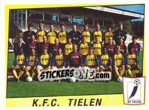 Sticker K.F.C. Tielen (Elftal-Equipe) - Football Belgium 1996-1997 n. 368 - Panini