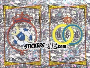Sticker K.F.C. Turnhout - Union  (Embleem-Armoiries) - Football Belgium 1996-1997 - Panini