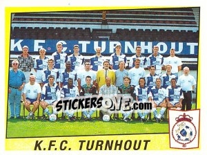 Figurina K.F.C. Turnhout (Elftal-Equipe) - Football Belgium 1996-1997 - Panini